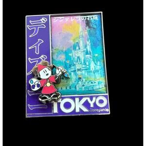Tokyo Disneyland Minnie Mouse Artist Pin Japan 2002 Disney